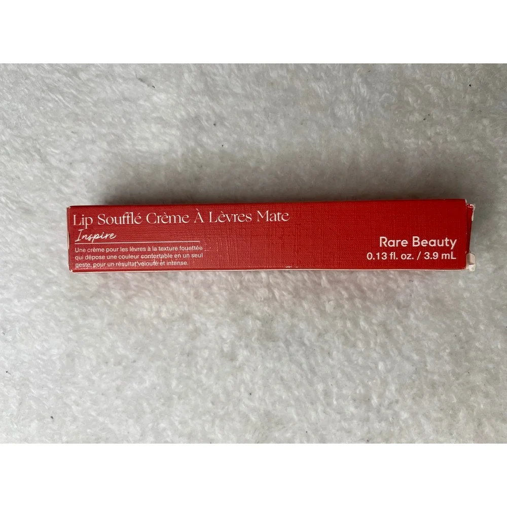 Rare Beauty Lip Souffle Matte Lip Cream Inspire Bright Red 0.13 fl oz 3.9 mL